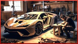 Dad Crafts Amazing Wooden Replicas of LUXURY Vehicles for his Son  | by @NDWoodArt