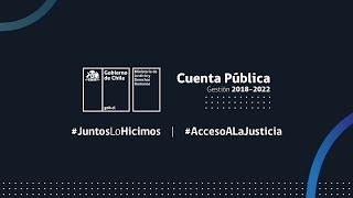 Cuenta Pública Ministerio de Justicia y Derechos Humanos