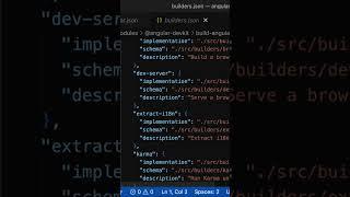 How Angular CLI resolves Builders #shorts