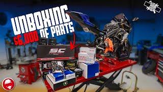 $6,000 in UPGRADES just showed up for our Yamaha R6 Build! | WBRGarage S6 Ep05