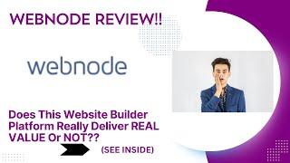 Webnode REVIEW-Does This Website Builder Platform Really Deliver REAL VALUE Or NOT?? See(View Before