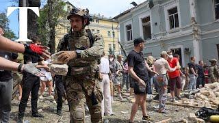 Kyiv children’s hospital hit after Russian missile attack