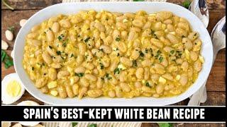 Spain's BEST-KEPT White Bean Recipe | Alubias Blancas en Pepitoria