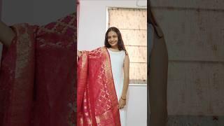 A festive touchup to your basic white kurta ️️ #kurti #festivelook #basic #diwali #shortvideo