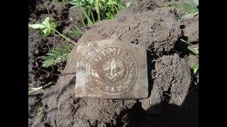 Нашли сброс пряг!!!WW2 metal detecting.