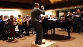 Greater New Haven Community Chorus Rehearses