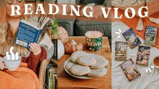 COZY READING VLOG  my first cozy mystery book, fall baking & finally watching practical magic! 