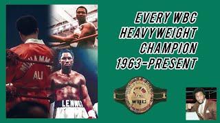 Every WBC Heavyweight Champion (1963-Present)