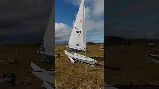 Laser Dinghy 177883 for sale. includes radial and full mainsail - all Laser Approved