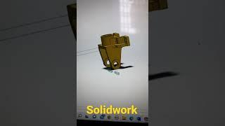 solidwork tutorial, #shorts #autocad #solidwork