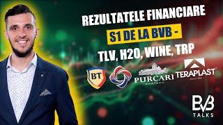 Rezultatele Financiare S1 2024: TLV, H2O, WINE, TRP  - BVB Talks