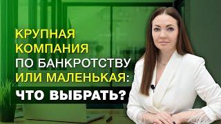 Крупная или маленькая юридическая компания по банкротству: что выбрать?