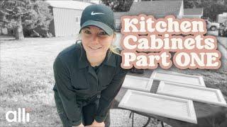 Kitchen Cabinets PART ONE - Restored By Alli