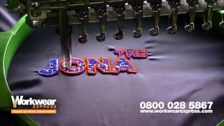 Embroidered Bags For The Jonathan Ross Show