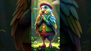 tote ki prarthana or chamatkari river #ai #shorts #trendingshorts #parrot #planet #animation