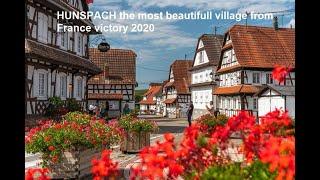 Walking Street-Discover HUNSPACH, voted the most beautiful village in France in 2020.Near Strasbourg