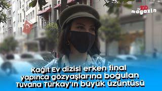 Kağıt Ev dizisi erken final yapınca gözyaşlarına boğulan Tuvana Türkay'ın büyük üzüntüsü