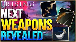 V Rising NEW Weapons REVEALED! Rapier, Longbow, & Necromancy Dagger!