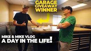 Day In The Life of Mike & Mike: Meeting With The Garage Giveaway Winner!