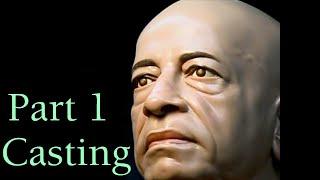 Casting the Murti of Srila Prabhupada