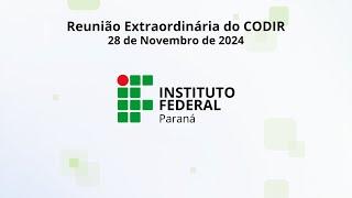 Reunião Extraordinária do CODIR