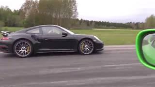 [4k] CRAZY Supra MONSTER vs Porsche 911 Turbo S 991 Mk II 580 HP facelift UNCUT