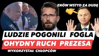 KACZYŃSKI WYKORZYSTAŁ CHŁOPCÓW – FOGIEL POGONIONY️DUDA GORSZY NIŻ DZBAN I ŚWIAT KPI Z PREZYDENTA