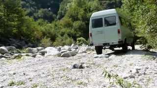 Mercedes-Benz T1 309D 4x4 - SWISSVAN Special project: Hippo309 , Offroad test Official Trailer.