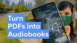 How to convert PDFs to audiobooks with machine learning