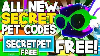 ALL NEW *SECRET PET* CODES IN BUBBLE GUM SIMULATOR (ROBLOX CODES)