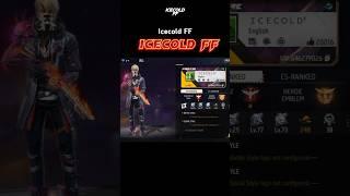 icecold ff free fire uid number | icecold FF uid #shorts