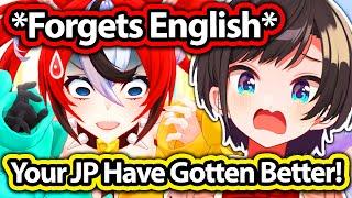 Subaru Realizes Bae Forgets How To Speak English Recently 【Hakos Baelz / Hololive】