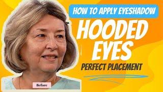 PERFECT EYESHADOW PLACEMENT FOR HOODED EYES | FIERCE AGING | Nikol Johnson