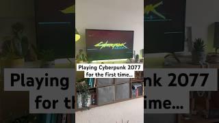 pov: FIRST time playing CYBERPUNK 2077  Been nice working with you too V & Jonny #cyberpunk2077