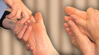 TOE Massage for PAIN RELIEF (ASMR, No Talking)  Toe Massage Techniques