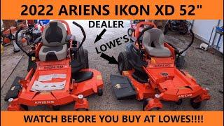 2022 Ariens Ikon XD 52" - Big Box Store vs Ariens Dealer - Quality Differences