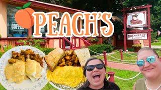 PEACHS RESTAURANT FOOD REVIEW IN NORTH CONWAY, NH | WHITE MTS | BEST PEACH'S N CREAM COFFEE CAKE