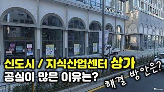 신도시 상가가 공실이 많은 이유는? 지식산업센터 상가가 공실이 많은 이유는? 상가 공실 해결 방안은?