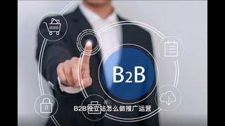 B2B独立站怎么做推广运营