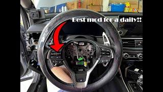 A MUST MOD For Daily Accords! How to install heated steering wheel! (and any aftermarket one!)