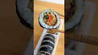 Trying Costco’s Frozen Kimbap #costco #kimbap #viralfood