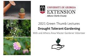 Drought Tolerant Gardening with an Athens-Area Master Gardener”