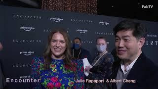 Amazon Studios executives "Julie Rapaport  & Albert Cheng" arrive at the    ENCOUNTER premiere!