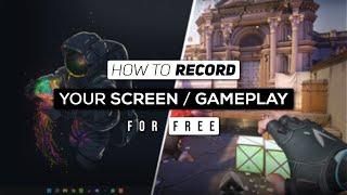 How To Record Your Screen & Gameplay For FREE 2022!