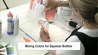 Mixing Paints for Squeeze Bottles / Art with Adele