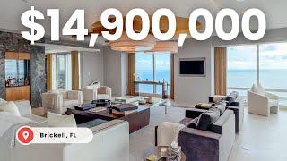 SENSATIONAL $14.9M Miami Penthouse at Four Seasons, Brickell w/ UNREAL VIEWS & 7,438 SF w/ Theater!!