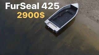 FurSeal 425 ,2900$-База,Алюминиевый катер.Лодка для рыбалки,алюминиевая лодка,рыбалка Киев.Пена Basf