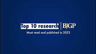 BJGP Top 10 research 2023