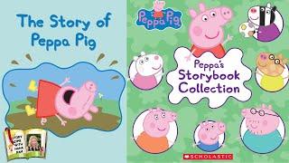 Peppa Pig | The Story of Peppa Pig | British kids voice in read aloud book with fun sound effects