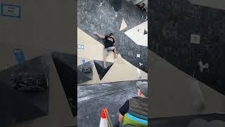 Technical Slab Problem!! #bouldering #climbing